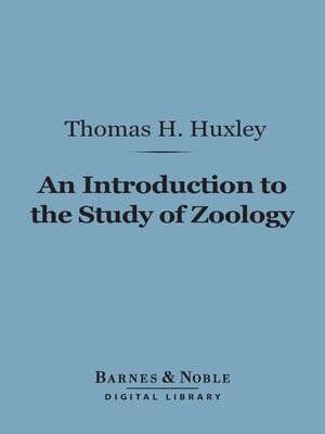cover image of An Introduction to the Study of Zoology (Barnes & Noble Digital Library)